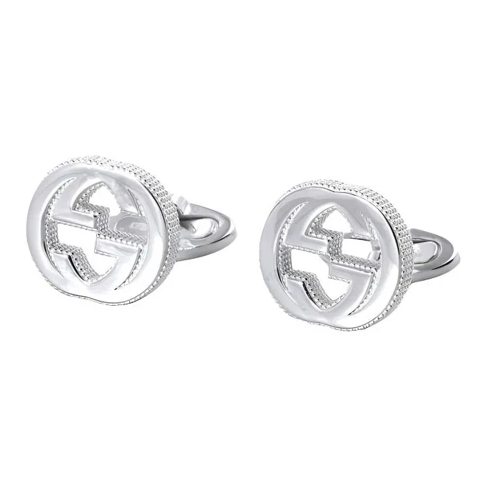 GUCCI Sterling Silver Cufflinks Men's Silver-0