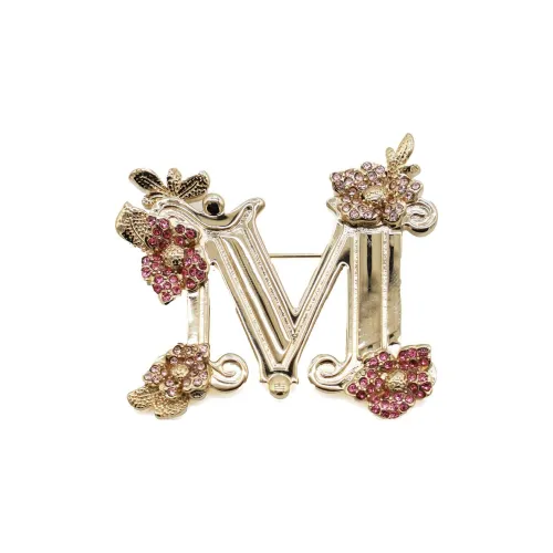 MaxMara Metal Brooches Women's Gold