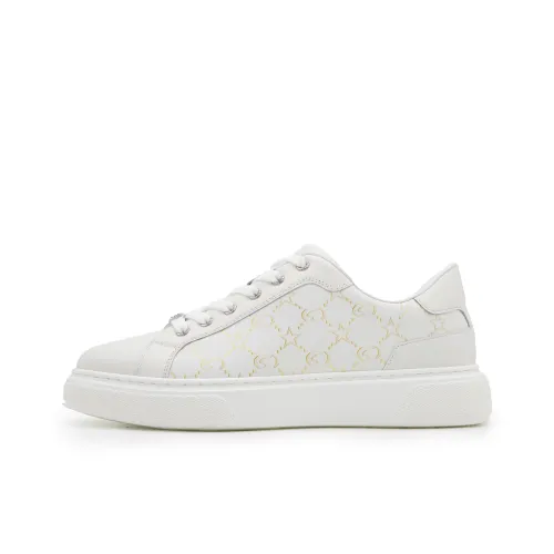 Satchi Low Top Skateboard Shoes Men's White