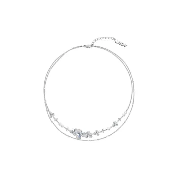 Masw Copper Alloy Necklaces Women's Silver