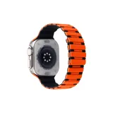 Omi Two-Tone Magnetic Strap, Orange Black