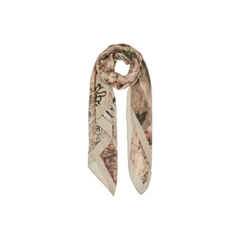 Desigual Silk Scarves Women's Natural