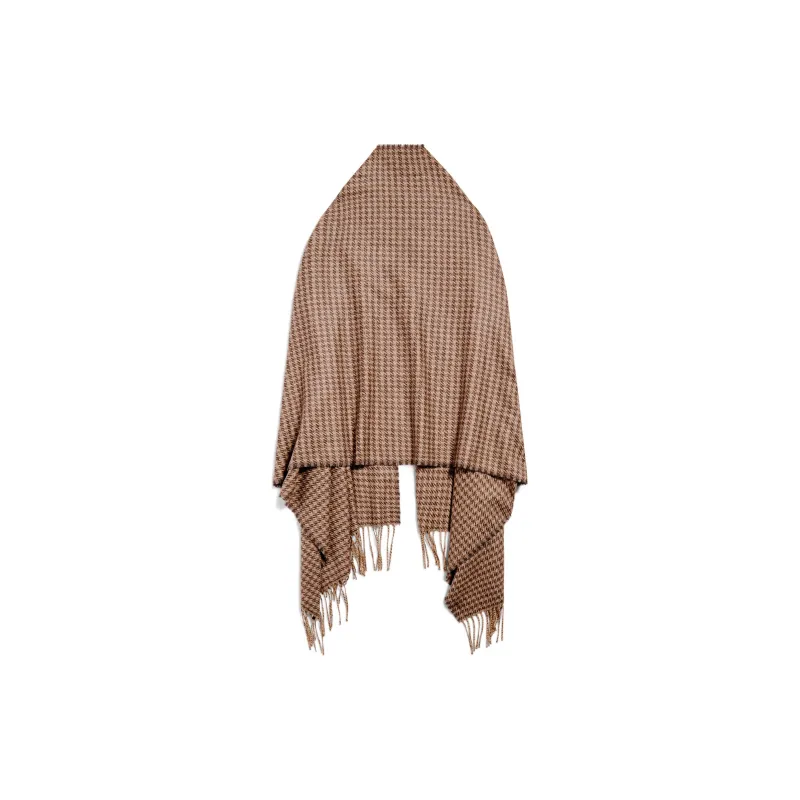 Balenciaga Wool Shawls Women's Brown-1