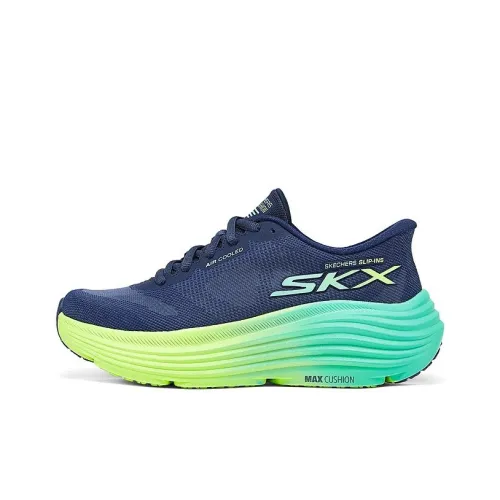 Skechers WOMEN'S GO Series Cushioning Low Top Running Shoes Women's Navy