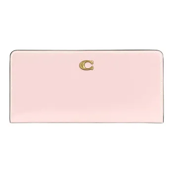 COACH Calfskin Wallet Small Size Women's Blush Color