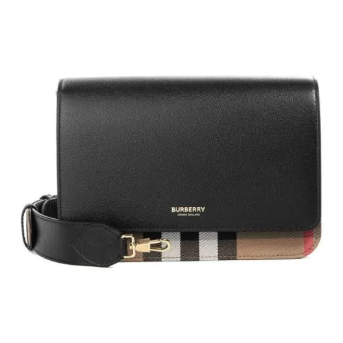 Burberry Leather Crossbody Bag, Shoulder Bag Women's Black