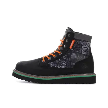 Jarritos x WOLVERINE Durable Cushioning Short Outdoor Boots Men's Black Yellow