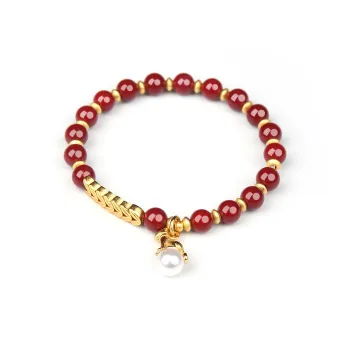 EADDA JEWELRY Cinnabar Bracelets Unisex