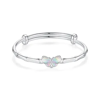 KINGFOCUS Sterling Silver Bangles Women's