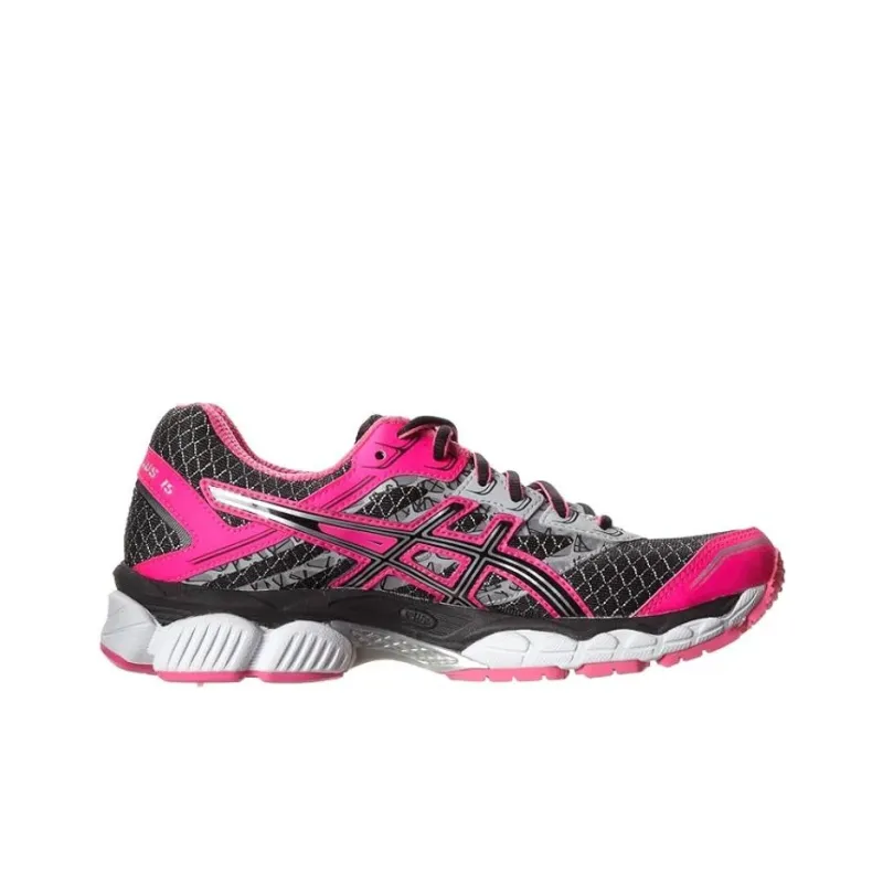 Asics Gel Cumulus 15 Anti Slip Wear Resistant Low Top Running Shoes Women's Black Pink-1