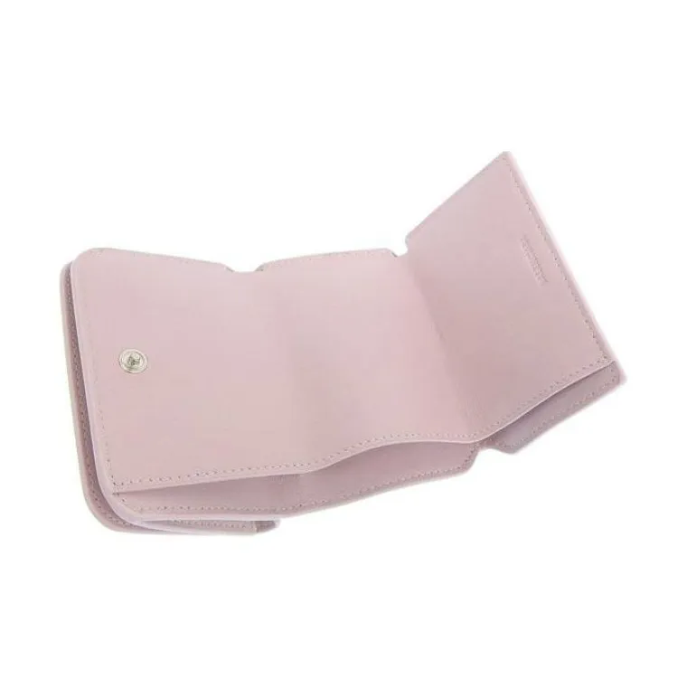 Balenciaga Smoothing Sheepskin Wallet Mini Women's Light Pink-3