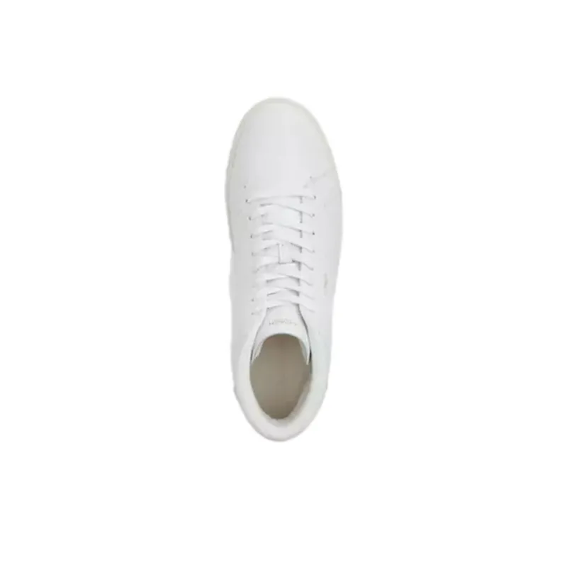 COACH Highline Mid Top Skateboard Shoes Men's White-3