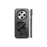 Transparent Black-Black with Shin-Chan Pointing at Butt