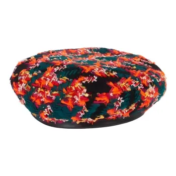GUCCI Wool Cotton Polyester Cow Leather Berets Women's