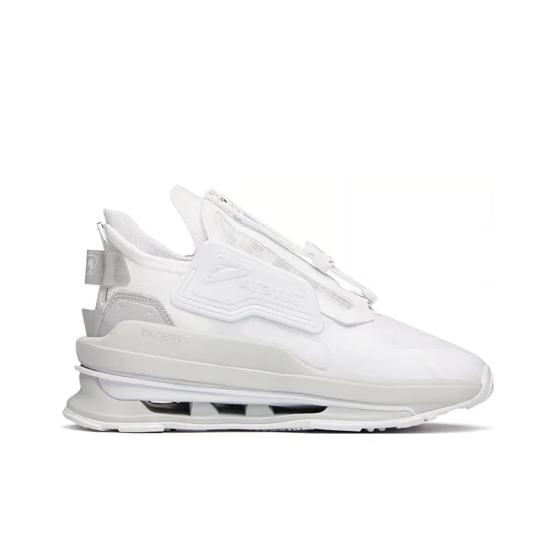 Anta AT91 Cushioned Slip-Resistant Low-Top Running Shoes Women's Anta White-1