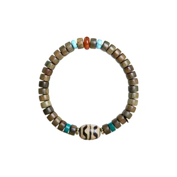 YUGONGYUAN Green Sandalwood Bracelets Unisex