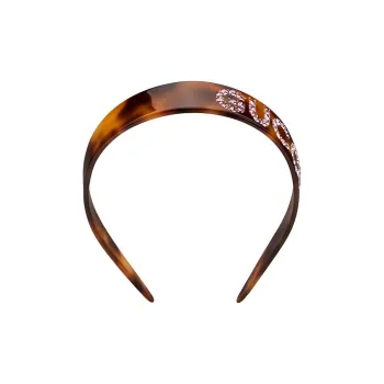 GUCCI Resin Headbands Women's Brown
