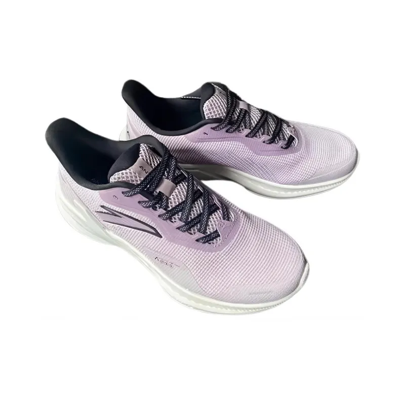 Anta DuCi4 Anti Slip Wear Resistant Low Top Running Shoes Women's Purple-2