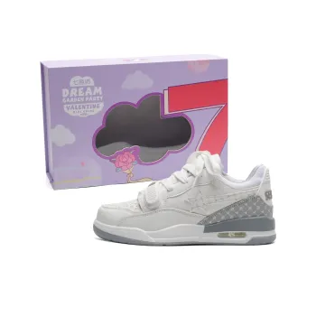 7 SEVFUN Low Top Skateboard Shoes Unisex White Gray