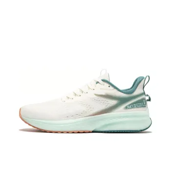 361° Cushioning Anti Slip And Wear Resistant Low Top Running Shoes Men's White Cyan