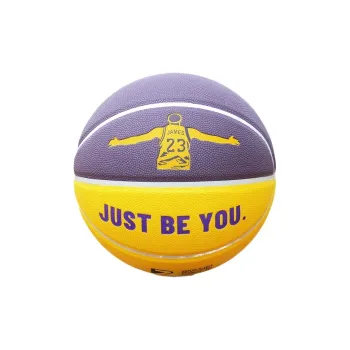 THREEHUAN PU Basketball Purple Yellow Size 7 Training Unisex
