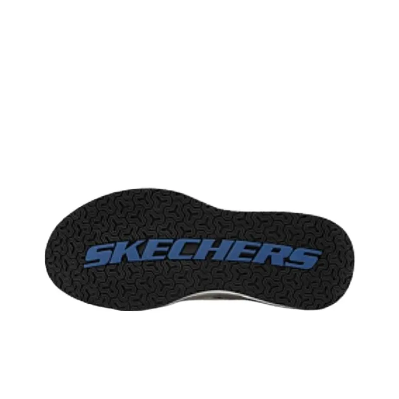 Skechers Cushioning Anti Slip And Wear Resistant Low Top Running Shoes Men's White-2