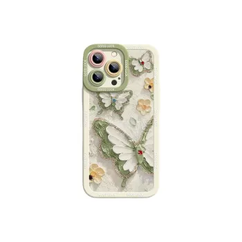 Wei Xin Silicone Material Eye Butterfly Phone Cases Compatible With IPhone 16/15 Pro Max/Apple 13/14 Pro/Max