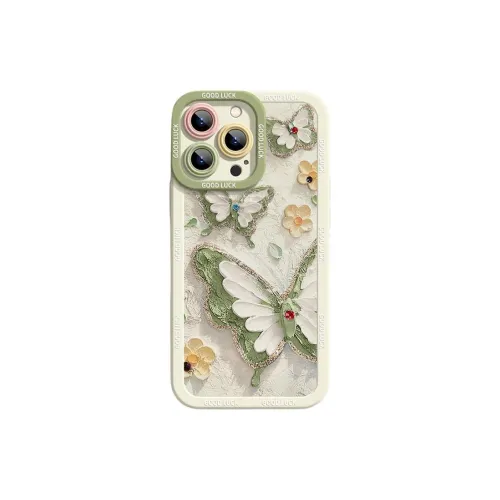 Wei Xin Silicone Material Eye Butterfly Phone Cases Compatible With IPhone 16/15 Pro Max/Apple 13/14 Pro/Max
