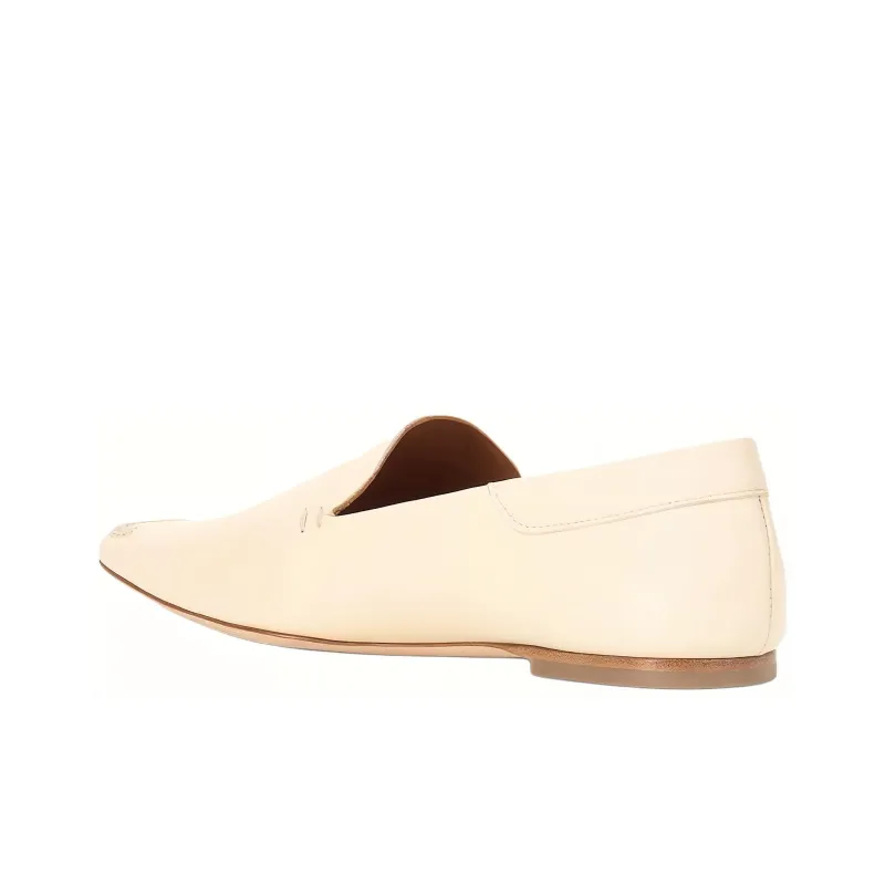 Staud Becks Soft Loafer Loafers Women's White-3