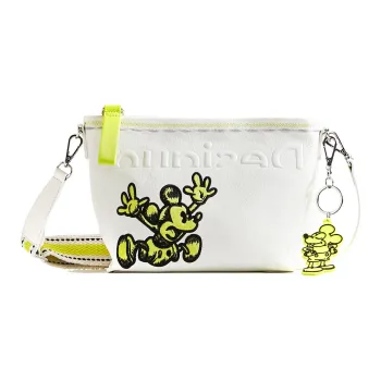 Desigual Polyurethane Shoulder Bag, Crossbody Bag Regular Women's White