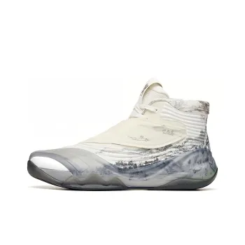 ANTA KT6 Basketball Shoes Men High Top White/Black