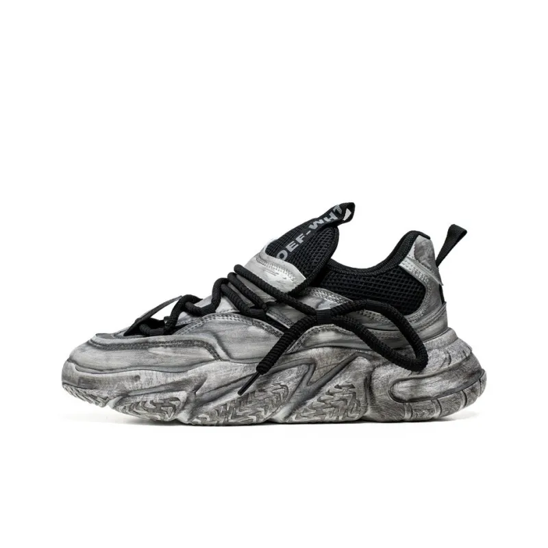 MABEL&CO Low Top Chunky Sneakers Men's Black-0