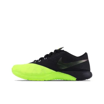 Nike FS Lite Trainer 4 Anti-Slip Wear-Resistant Low-Top Training Shoes Men's Black Yellow