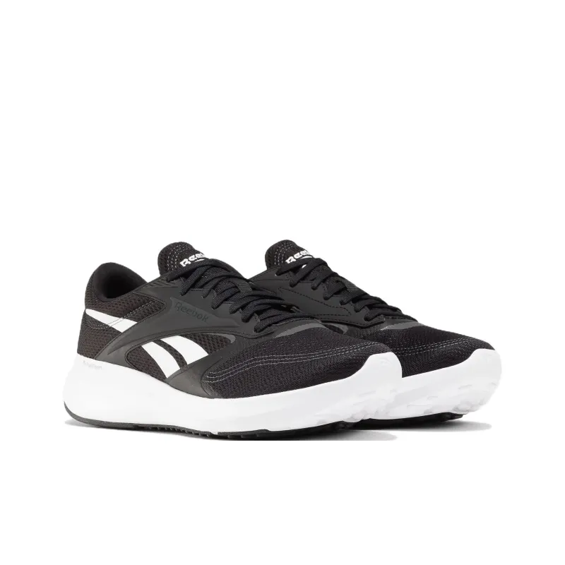 Reebok Anti Slip Wear Resistant Low Top Casual Running Shoes Unisex Black White-2