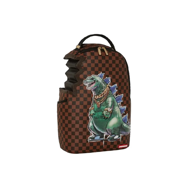 SPRAYGROUND Sprayzilla Side Bite DLXV Backpack Brown-2