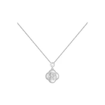 Heart Grass Chalcedony Necklaces Women's
