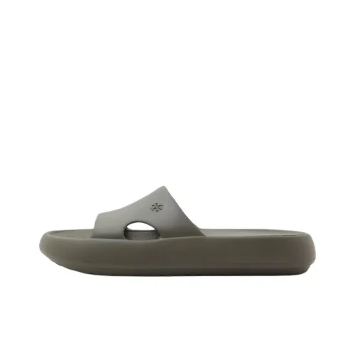 TORY BURCH Embossed logo Flat Slides