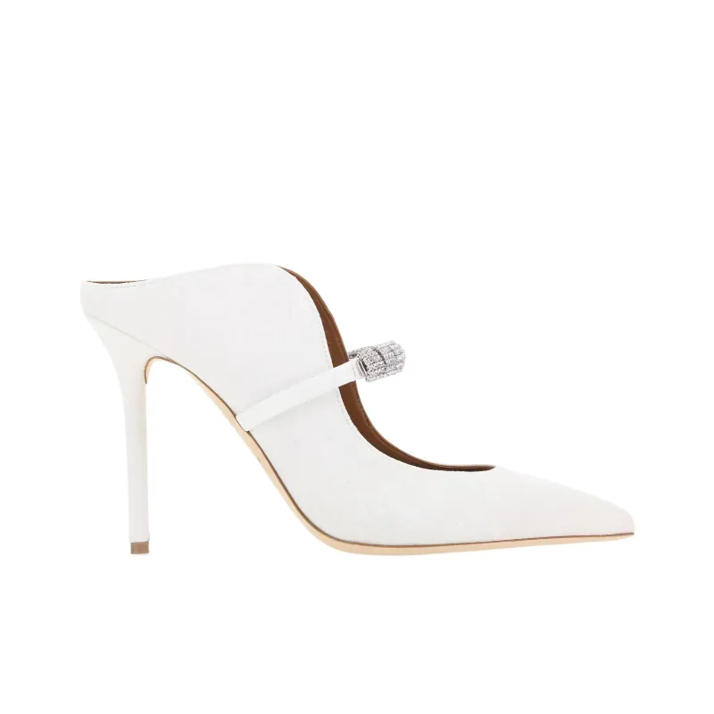Malone Souliers Crystal-embellished 105mm Heeled Mules-1