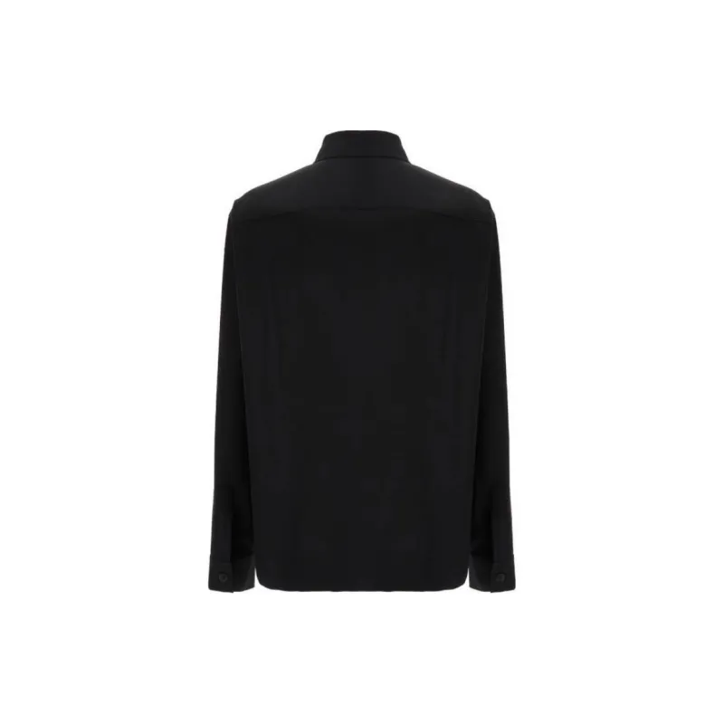 BALMAIN Logo Detailed Long Sleeved Overshirt-1