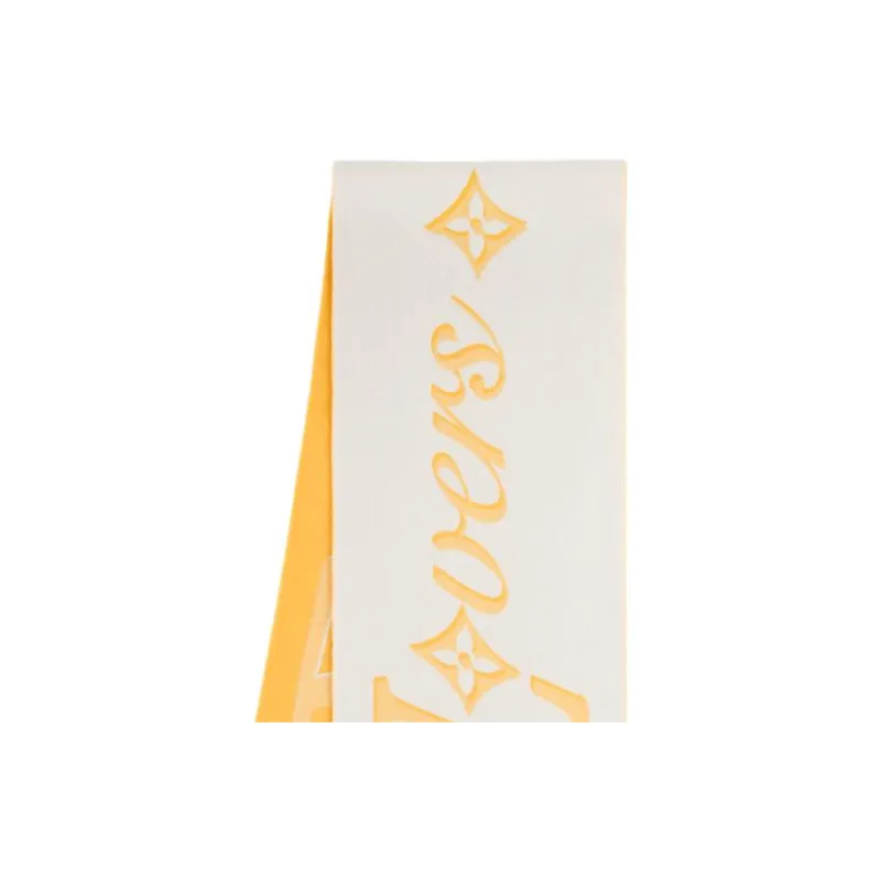 LOUIS VUITTON Sheep Wool Knit Scarves Men's White-2