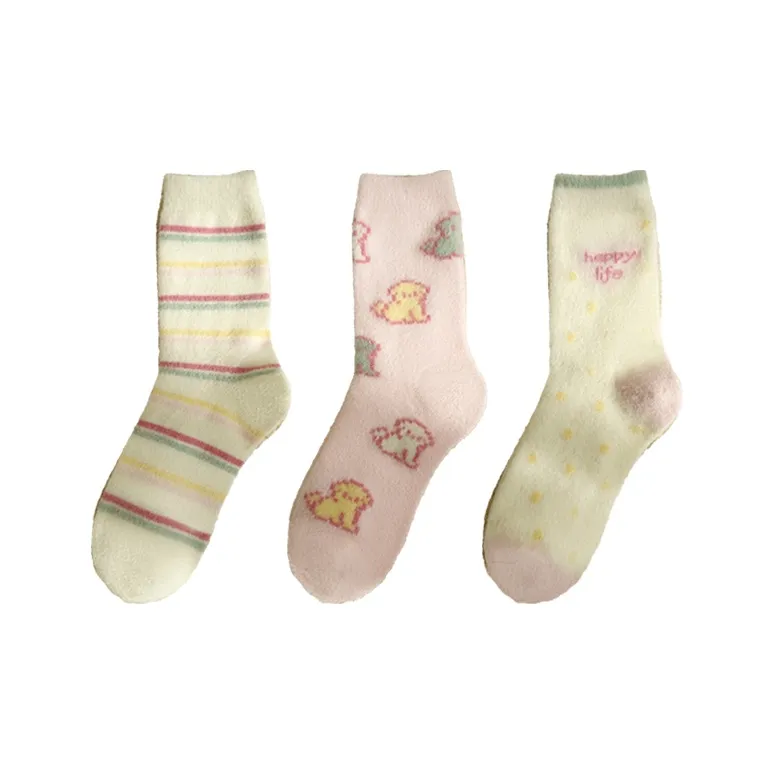 Moremoli Mid Calf Socks Women's 3 Pack-2
