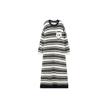 Redu Nightgown Women's Black White
