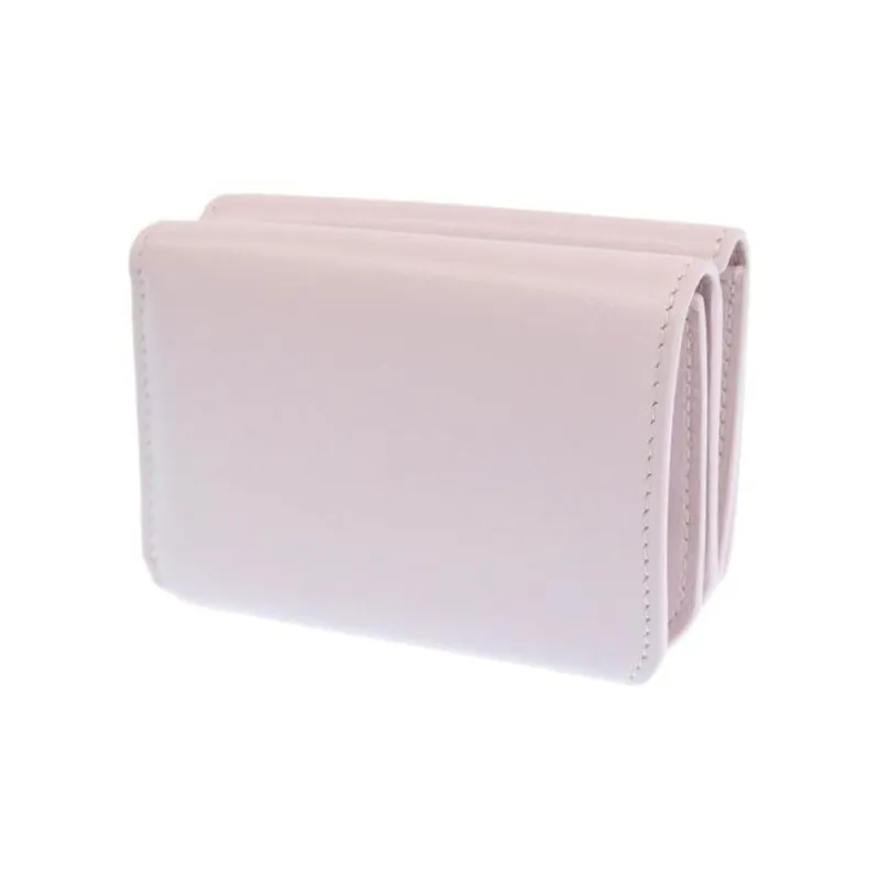 Balenciaga Smoothing Sheepskin Wallet Mini Women's Light Pink-4
