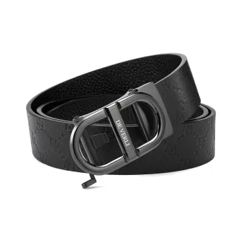 JAGUAR Cow Leather Leather Belts Men's Width  3.5cm