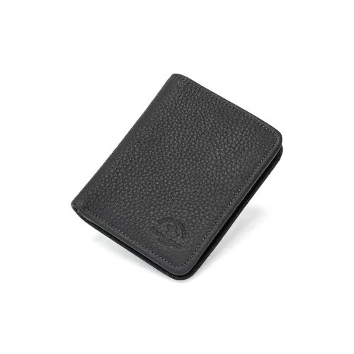 SANTA BARBARA POLO & RACQUET CLUB Cow Leather Wallet Men's Black