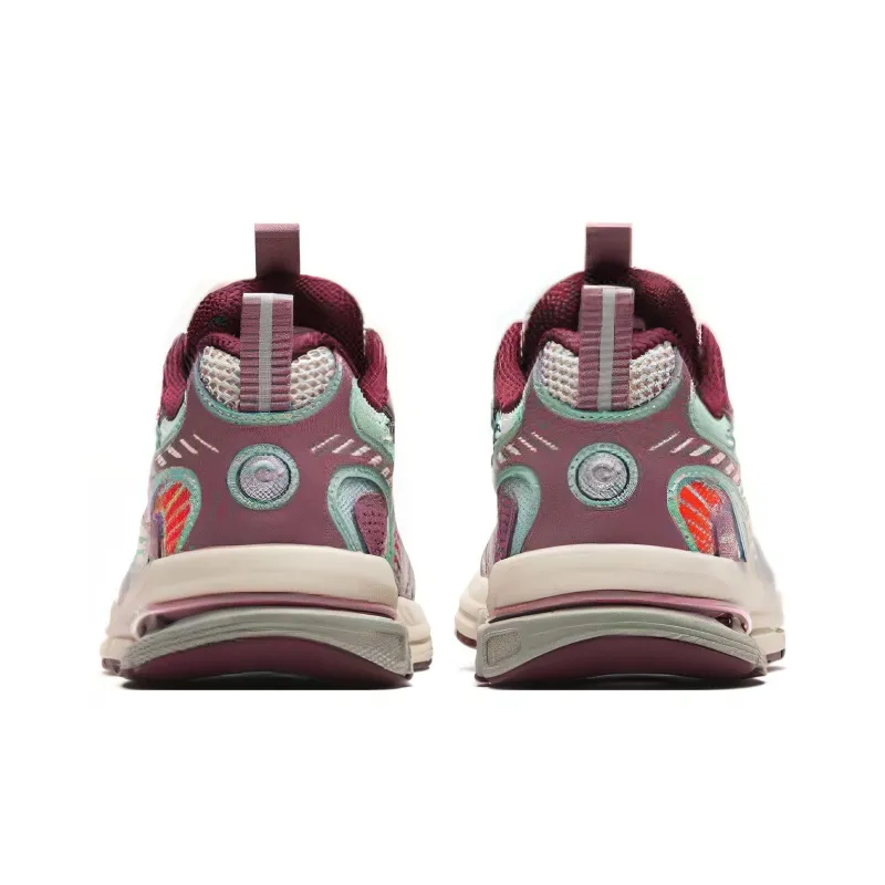 Anta Cushioning Wear-Resistant Low-Top Running Shoes Men's Fuchsia-3