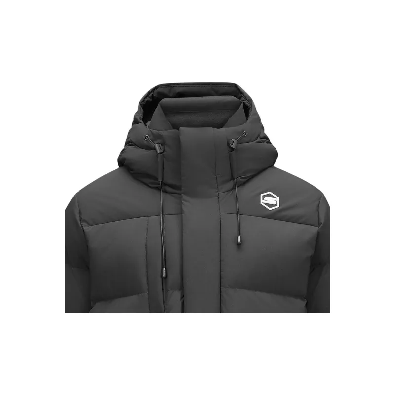 Skechers Comfort Sports Series Down Jacket Men's Carbon Black-2