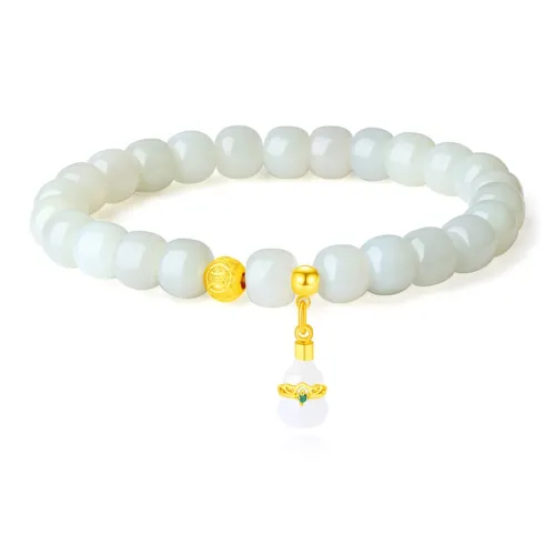 Gramda Hetian Jade Bracelets White Jade Women's