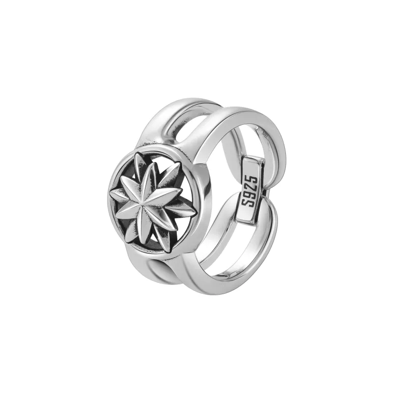 ROCK&RIDE 925 Sterling Silver Rings Men's-1