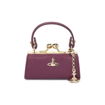 Vivienne Westwood Leather Handbag Mini Women's Purple